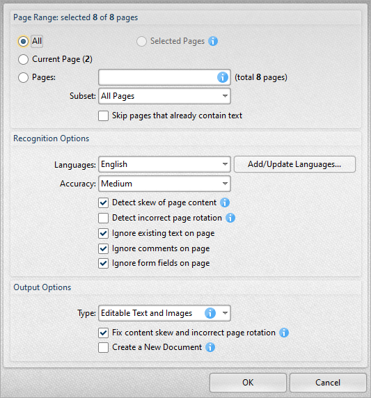 Pdf Xchange Co Ltd Knowledge Base How Do I Ocr Documents In Pdf